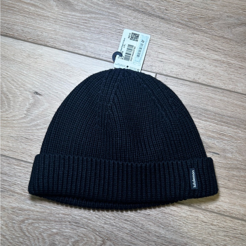 Black Knit Beanie by lululemon
